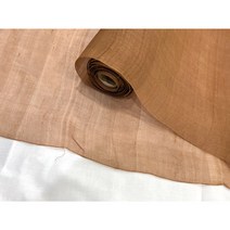 [천연염색] 옥사명주 천연염색 실크100% 원단 6color, 05. 초코 브라운