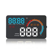 HUD 헤드 업 디스플레이 자동차 차량 속도계 wyobd d2500 rpm obd2 gps 프로젝터 감지기 알람 수온 보안, D2500 OBD2 GPS_CHINA