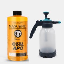 매스코닉 쿨에이피씨 Cool APC 프리워시 다목적 세정제 1000ml, 쿨APC 1L+오토분무기