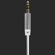 옥스 AUX 케이블 오디오잭 연결선 더뉴레이 HG 코란도스포츠 쏘렌토MQ4 자동차 올뉴아반떼 YF소나타 제네시스 G70 싼타페 트랙스 베뉴 NQ5, 실버