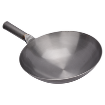중식 주물팬 무쇠웍 중화팬 튀김웍 북경팬 무코팅 볶음팬 튀김팬 업소용 가정용 철팬 철웍, 32+스푼+나무 손잡이