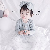 엠케이 왕관 트윙클 신생아 드레스 2종세트