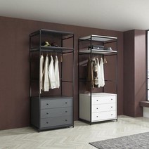 바보사랑 테라 속깊은 시스템 드레스룸 M 640.아름이와다움이(무료배송), 블랙_화이트