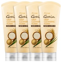 대용량 폼클렌징 곡물세안 클렌징폼 220ml x 4개, 대용량 폼클렌징 곡물세안 클렌