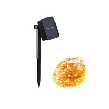 나이스조명 태양광 정원등 가로등 투광기 벽등 폴대 모음, LED 태양광 와이어 200구 하얀빛