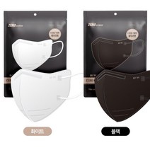 새부리형 황사 방역 개별포장 KF94 대형 마스크 대량 구매 100매 200매 1000매 1박스, 1개, 블랙