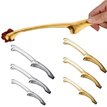 캠핑집게 요리 조리용 핀셋 스테인레스 바베큐 집게, 실버, 대