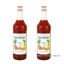 모닌 자몽 시럽 1L 2개묶음, 2개