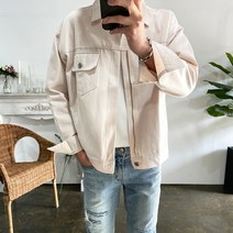 웨일즈 데일리 앞 포켓 반 지퍼 면 트러커 자켓_(2 Colors)
