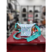 헤지스 여성 블루 시그니처패턴 미니 크로스백(HIBA 0F753B1)(1580967)