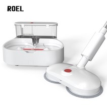 ROEL 로엘전자 듀스핀5 PRO 무선 물걸레청소기 자동세척탈수 싸이클론, 듀스핀5PRO