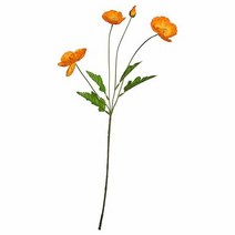 이케아 IKEA 조화 실내외겸용 양귀비 오렌지 60cm