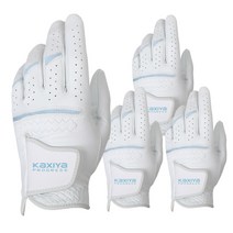 카시야 전체 양피 골프장갑 4장, 남자왼손 25호_4장