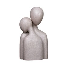 조형물 조각상 인테리어 장식소품 북유럽 추상 커플 수지 사람들 연인 흉상 품 홈 대형 남자 여자 인형 흰색, 세트 그레이