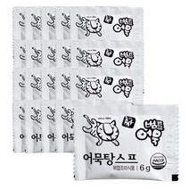 범표어묵 부산어묵 어묵탕스프 멸치스프 20봉지, 6g, 20개