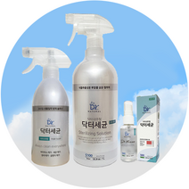 닥터세균 자가격리소독제 소독살균스프레이 60ml 500ml 1L, 무향, 60ml 1병