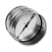 HVAC OV 25.4cm (10인치) 백드래프트 댐퍼 스프링 장착 접이식 블레이드가 있는 단방향 공기 흐름 덕팅 인서트