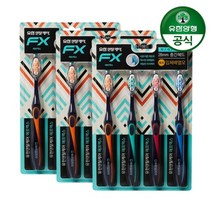 유한양행 유한덴탈케어 FX 칫솔, 4개입, 3개