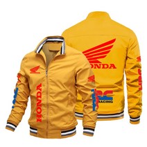2022 Spring Autumn New Honda Wing HRC Print Men Jacket Casual Women Windbreake Motorcycle Clothing R, [04] XL, [04] 6DF77M20222111T