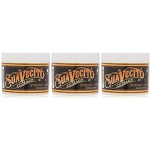 Suavecito Pomade Firme (Strong) 홀드 113g 3 팩, 기본