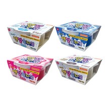 도너랜드 엔젤슬라임 330g (투명/파랑/분홍/반짝이), 투명