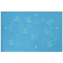 Full Line Stencil - 범블 비 엣지 투 스텐실 프리 모션 퀼팅 가정용 기계 핸드 롱 암 퀼팅을 위한 연속 라인 템플릿 45008 660778