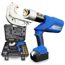 sr압착기 케이블 절단 파이프 몰크 와이어 몰코압착기, EZ-400 배터리 2개 업그레이드 패키지