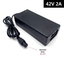 전기자전거충전기 42V 2A 샤오미 M365 전기 스쿠터 충전기에 대 한 36V 자전거 리튬 배터리 호버 보드 균형, 02 3P GX12_02 EU, 3P GX12