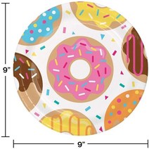 초대장 카드 도넛 인쇄 축제 생일 파티 초대장 카드 여자 샤워 용품, 07 9inch 8pcs A