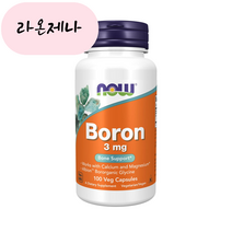 홈쇼핑 나우푸드 NowFood 보론 3mg 100캡슐, 1개, 100개