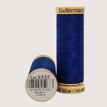 독일 Gutermann 면사 100 재봉사 바느질실 퀼트실 손바늘 실, 5332
