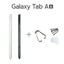 삼성 갤럭시 탭 A6 10.1 (SM-P580 / P585) 호환용 S펜 터치펜 1개 + 펜촉 (5개), 화이트
