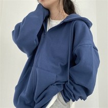 여성용 후리스 플리스 뽀글이 양털 자켓 하라주쿠 여성 스웨트셔츠 어 버전 오버사이즈 솔리드 지퍼 업 후드 재킷 레트로 긴팔 후드 스웨트 셔츠 코트