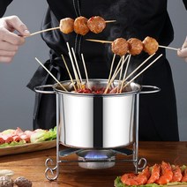 오뎅탕 냄비 풀세트 샤브샤브 마라탕 캠핑 스토브, 상세이페이지 참고, 20cm 오뎅탕 손잡이냄비+받침대+스토브 세트