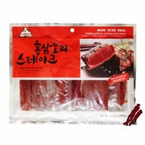 뉴트리오 강아지 간식 져키 애견 간식 홍삼 오리 400g, 상세페이지 참조