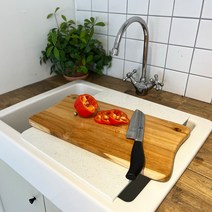 HomeToDo COVA 다용도 인조대리석 주방 보조조리대 2SIZE, 그레이 L