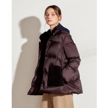 [닥스 여성] [[21FW]] DLJU1DH05W3 브라운 탈착퍼 구스다운점퍼