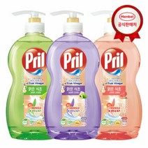 헨켈 [프릴 300ml 증정] 주방세제 프릴 맑은 식초 750ml 3개, 리치