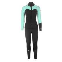 아로펙 웻수트 네오프렌 3mm 여성용 투피스 스쿠버 다이빙 스노클링 서핑, 민트/블랙