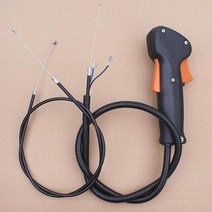 제초기 날 예초기 원형 톱날 스로틀 트리거 케이블 스위치 Stihl FS75 FS80 FS85 트리머 브러시 커터 부품 41371801109 교체 잔디 깎는 기계 가솔린, 기본