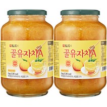 담터 꿀유자차A 2kg 2개