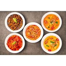 [떡만녀]물도 필요없는 프리미엄 떡볶이 5종 700g(2인분)홈파티 밀키트 캠핑 투움바 나폴리탄, 나폴리탄떡볶이750g(2인분)