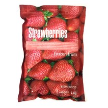 속까지 빨간 칠레산 업소용 대용량 냉동 딸기 1kg X 5봉, 냉동딸기 1kg 5봉