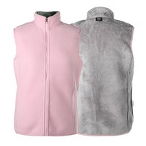 여성 양털 플리스 장모안감 조끼