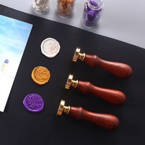 실링 왁스 스탬프 편지 봉투 황동 인장 세트 청첩장 씰 도장 봉인 기념품 초대장 빈티지 고급스러운 선물, 덕담 세트(주문 비고 스탬프)