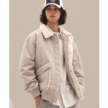 COVERNAT 커버낫 패디드 카라 MA1 자켓 베이지