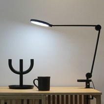 코지라이트 LED스탠드 TB-L480C (돋보기 썬라이크LED 변경가능) 사무용 클렘프타입 리모컨포함, TB-L480CS(썬라이크 LED), 화이트