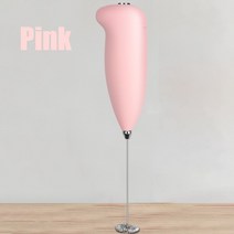 전기 우유 Frother Foamer 커피 거품 계란 비터 Stirrer 미니 휴대용 블렌더 음료 믹서 주방 털 도구 액세서리, [01] pink, 01 pink