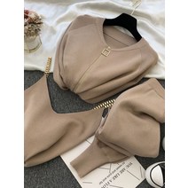 민소매+가디건 + 밴딩바지 쓰리피스