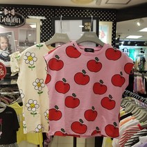 [동아쇼핑]2021년 여름 신상~슬라이드 면100% 시원하게 코디하기 좋은 바캉스룩 프린트 크롭 티셔츠 EDRN21651